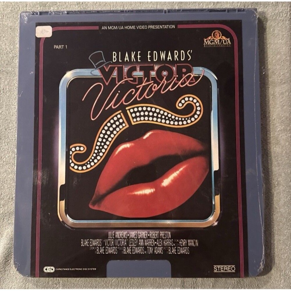 MGM Videodisc Victor Victoria TWO DISCS New